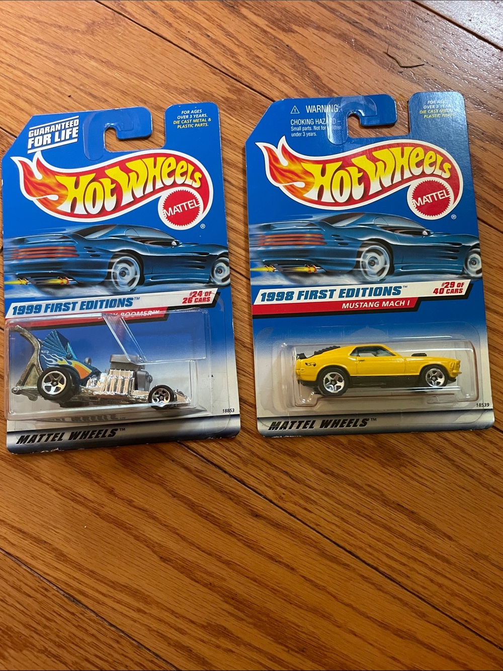 Hot wheels mustang mach 1 and baby boomer